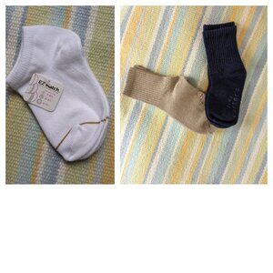 🛍️ BUNDLE ONLY | Three pairs of toddler socks